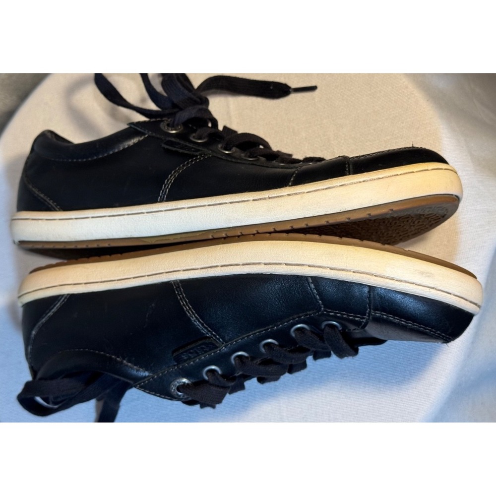 Taos Plim Soul Lux Women Sneaker Black Leather Lace Up Sz 7 comfort walking shoe - Picture 9 of 10